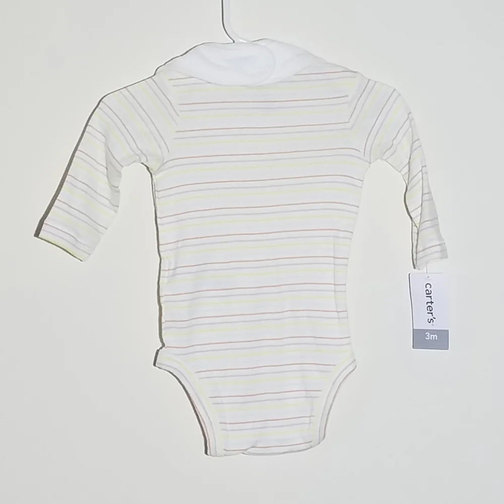 NWT Carter's Bear Onesie Bodysuit and Bib 3m